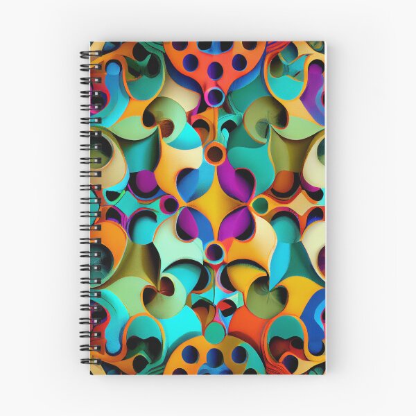 Item preview, Vibrant Eclectic Pattern Digital Painting designed and sold by CodeAndColors.