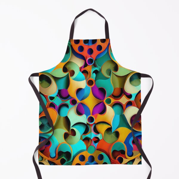 Item preview, Vibrant Eclectic Pattern Digital Painting designed and sold by CodeAndColors.