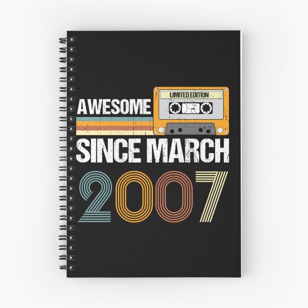 Item preview, Awesome Since March 2007 | 16th Birthday Gifts | 16 Years Old Gifts designed and sold by AMINE  ★★★★★.