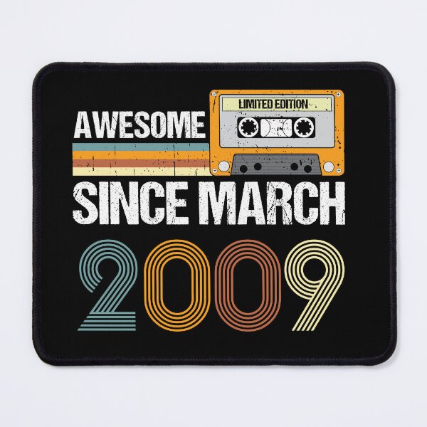Item preview, Awesome Since March 2009 | 14th Birthday Gifts | 14 Years Old Gifts designed and sold by AMINE ★★★★★.