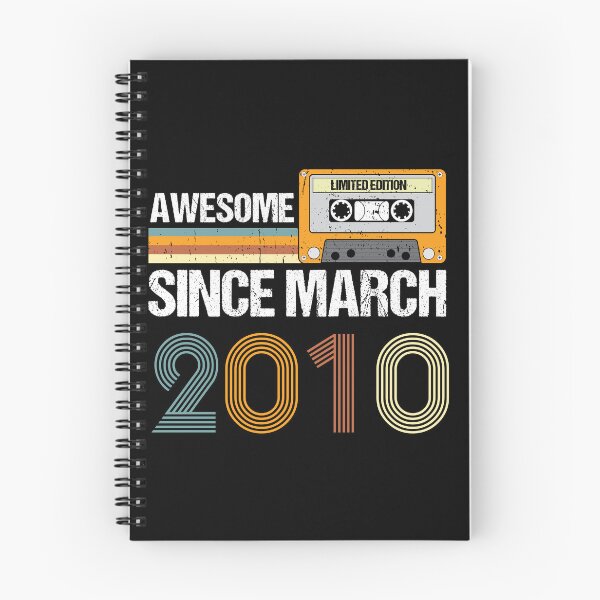 Item preview, Awesome Since March 2010 | 13th Birthday Gifts | 13 Years Old Gifts designed and sold by AMINE  ★★★★★.