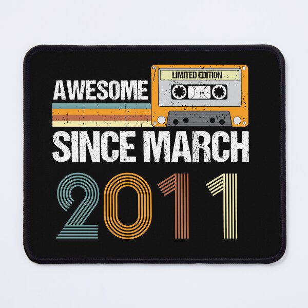 Item preview, Awesome Since March 2011 | 12th Birthday Gifts | 12 Years Old Gifts designed and sold by AMINE  ★★★★★.