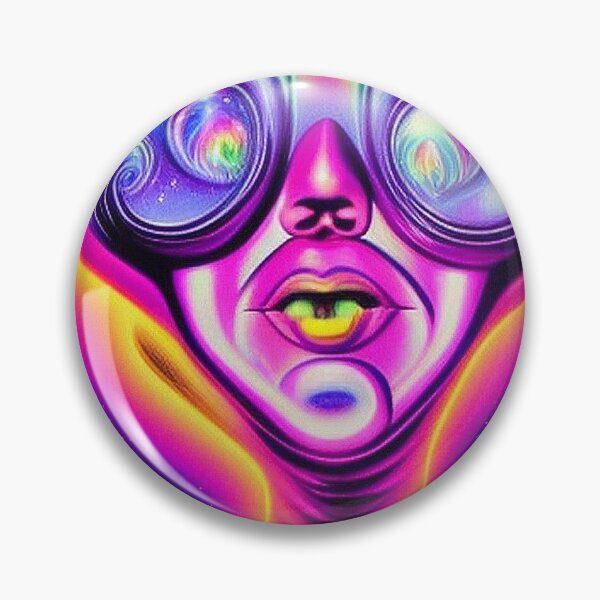 Item preview, Trippy Colorful Extraterrestrial Alien Art. designed and sold by Neo-Expression.