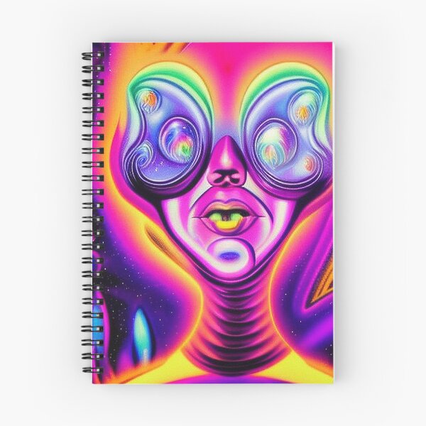 Item preview, Trippy Colorful Extraterrestrial Alien Art. designed and sold by Neo-Expression.