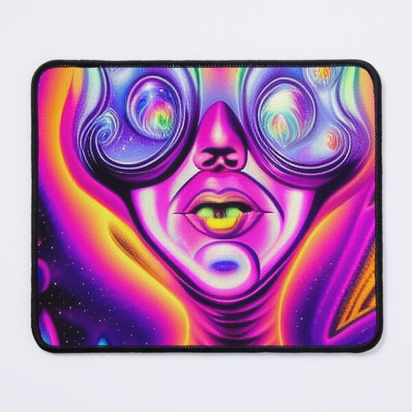 Item preview, Trippy Colorful Extraterrestrial Alien Art. designed and sold by Neo-Expression.