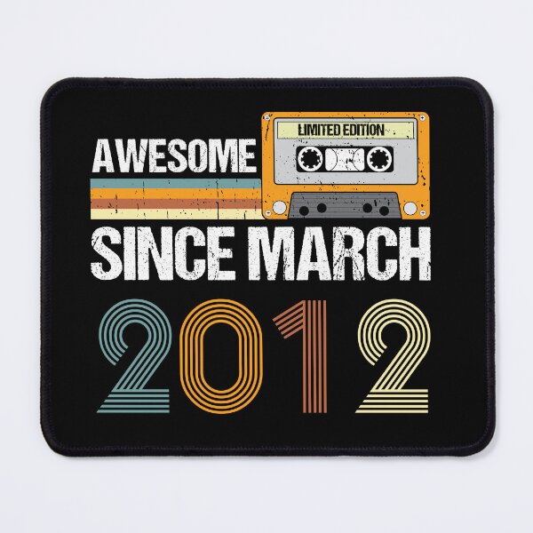 Item preview, Awesome Since March 2012 | 11th Birthday Gifts | 11 Years Old Gifts designed and sold by AMINE  ★★★★★.