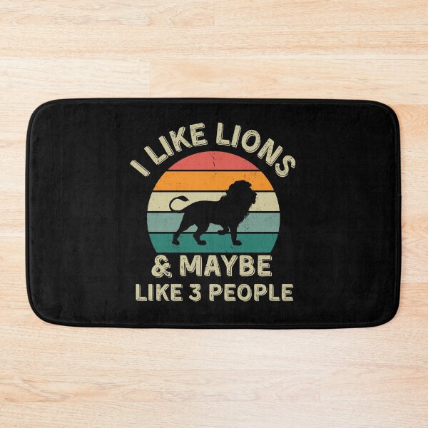 Item preview, I Like Lions and Maybe Like Three People designed and sold by JJT0724.