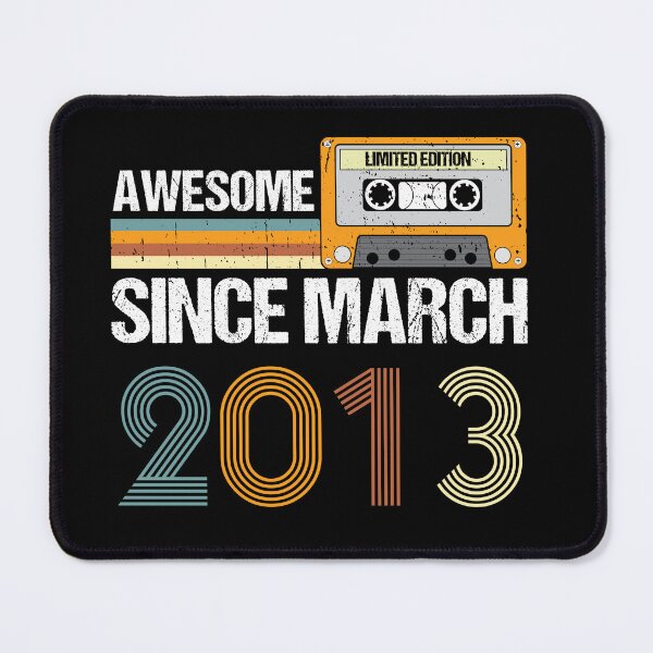 Item preview, Awesome Since March 2013 | 10th Birthday Gifts | 10 Years Old Gifts designed and sold by AMINE  ★★★★★.