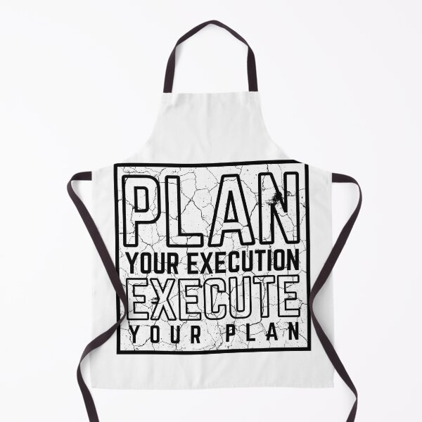 Item preview, Plan Your Execution Execute Your Plan modified white distressed designed and sold by KingsManKind.