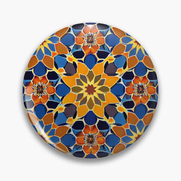Item preview, Fine Energetic Moroccan Pattern Digital Painting designed and sold by CodeAndColors.