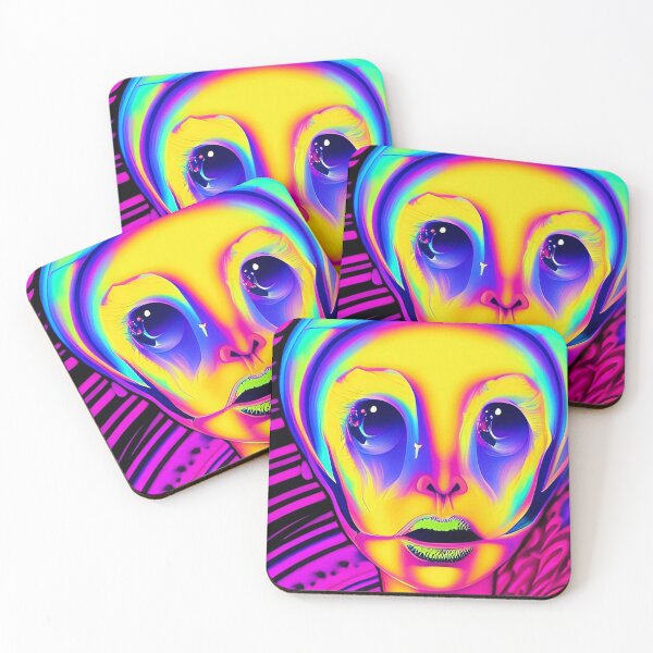Item preview, Trippy Colorful alien art designed and sold by Neo-Expression.