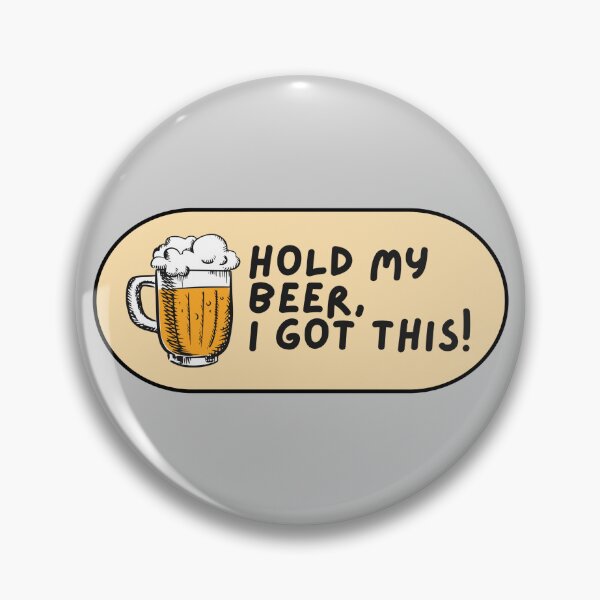 Item preview, ¡Sostén mi cerveza, tengo esto! — Citas de cerveza, motivacionales, minimalistas designed and sold by CROWNLIGHT.