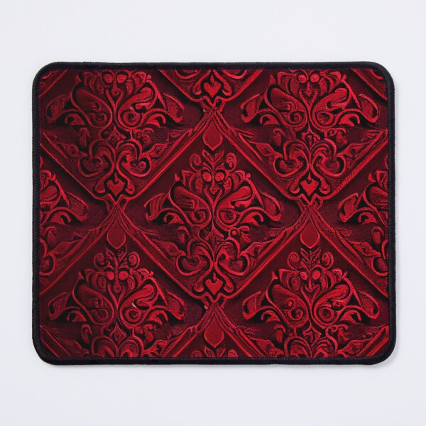 Item preview, Luxury Red Coarse Western Pattern Digital Painting designed and sold by CodeAndColors.