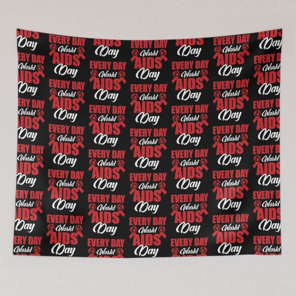 Item preview, Copy of Copy of everyday is world Aids days designed and sold by Allklassy.