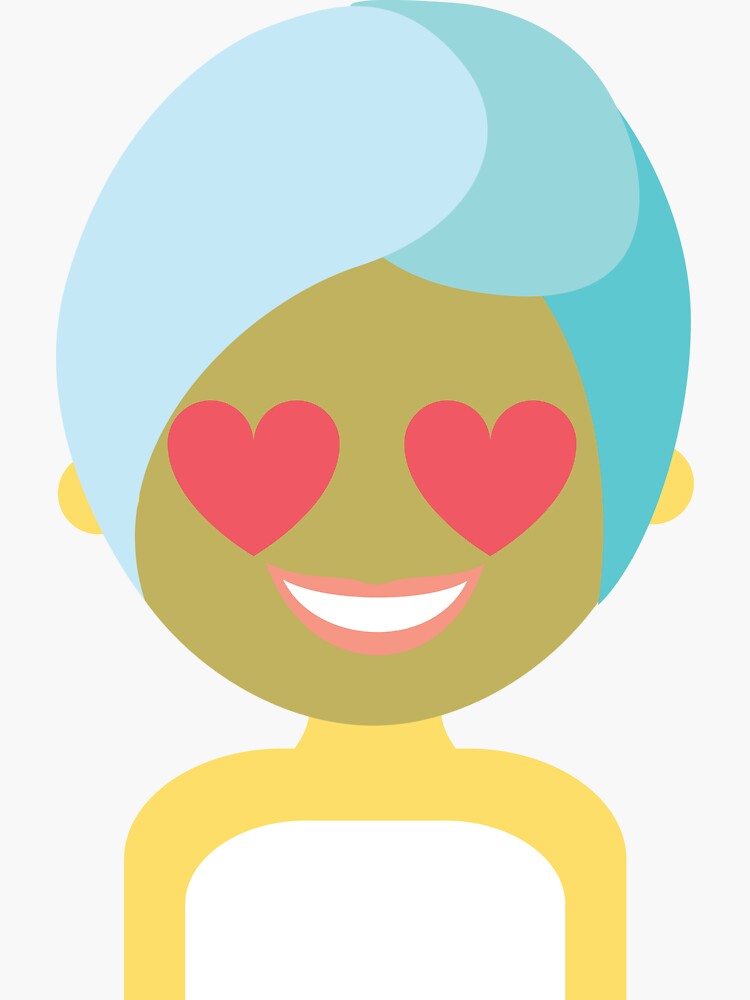 "Spa Girl Emoji " Sticker by HippoEmo Redbubble