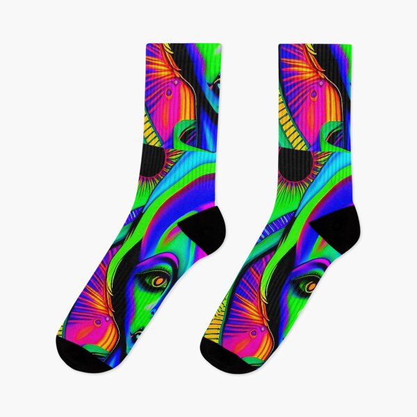 Item preview, Trippy Colorful alien art designed and sold by Neo-Expression.