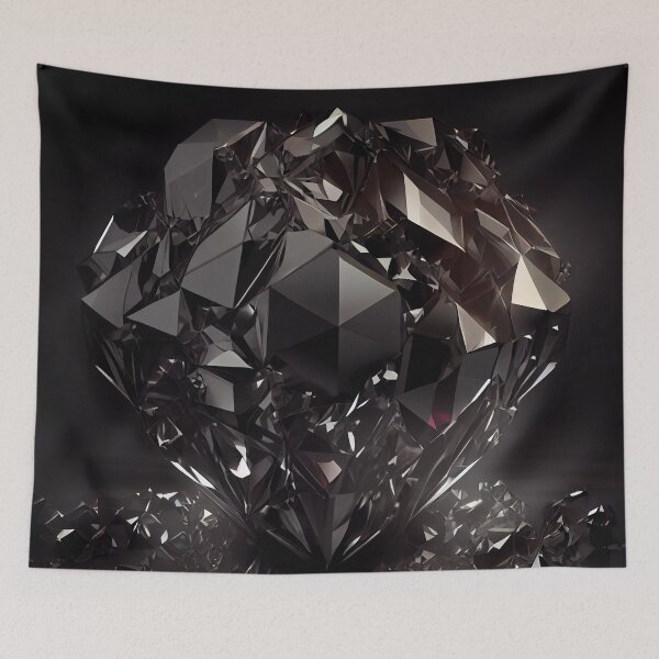 Item preview, Shiny Black diamond crystal designed and sold by AppleElf.