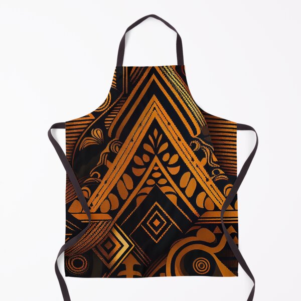 Item preview, Contemporary Fine Aggressive African Pattern Digital Painting designed and sold by CodeAndColors.