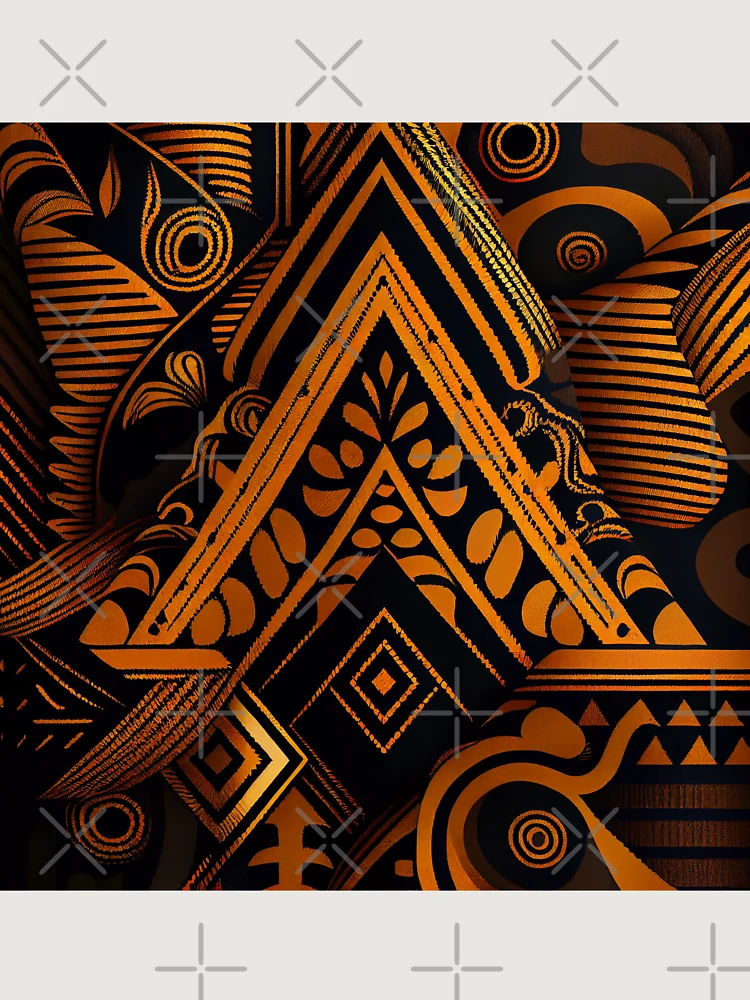 Thumbnail 6 von 6, Premium Oversized Pullover, Contemporary Fine Aggressive African Pattern Digital Painting designt und verkauft von CodeAndColors.