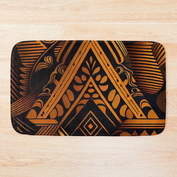 Item preview, Contemporary Fine Aggressive African Pattern Digital Painting designed and sold by CodeAndColors.