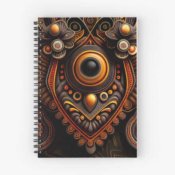 Item preview, Bold Dramatic Bejeweled African Pattern Digital Painting designed and sold by CodeAndColors.