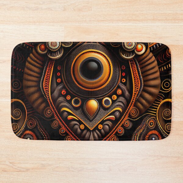 Item preview, Bold Dramatic Bejeweled African Pattern Digital Painting designed and sold by CodeAndColors.