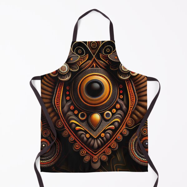 Item preview, Bold Dramatic Bejeweled African Pattern Digital Painting designed and sold by CodeAndColors.