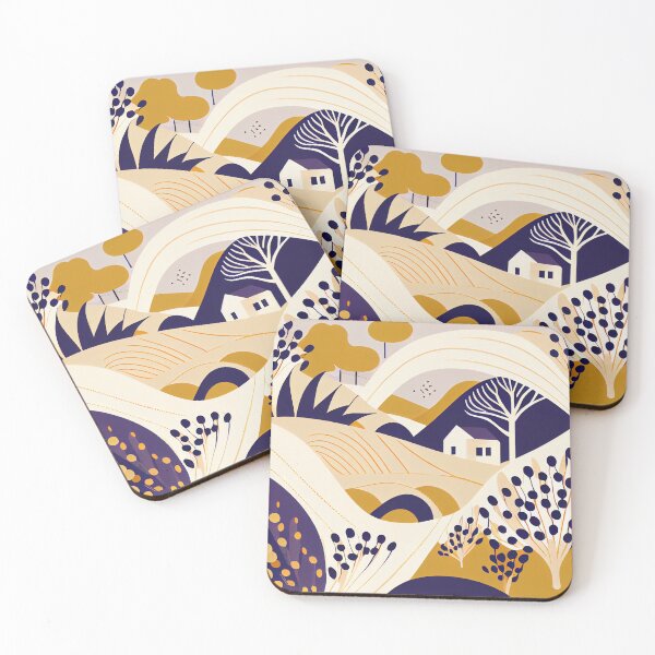 Item preview, Organic Dazzling Minimal English Countryside Chic  Digital Painting designed and sold by CodeAndColors.