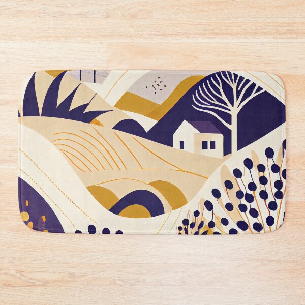 Item preview, Organic Dazzling Minimal English Countryside Chic  Digital Painting designed and sold by CodeAndColors.
