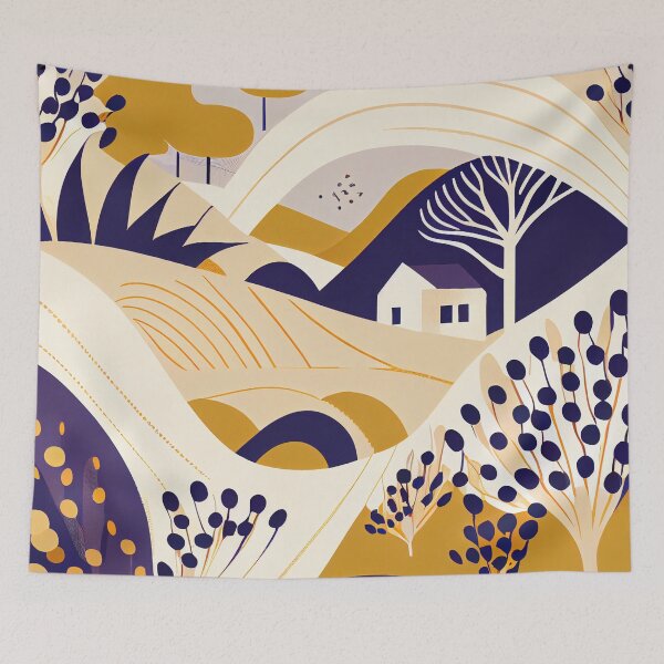 Item preview, Organic Dazzling Minimal English Countryside Chic  Digital Painting designed and sold by CodeAndColors.