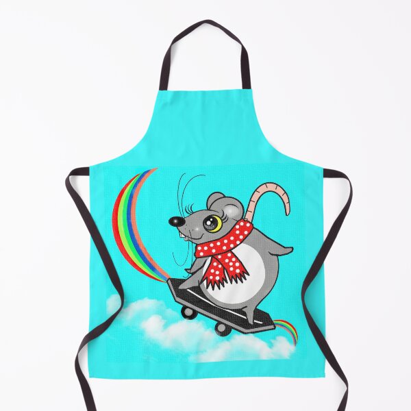 Item preview, Happy rat (mouse) - skateboarding designed and sold by Shirley cute art .