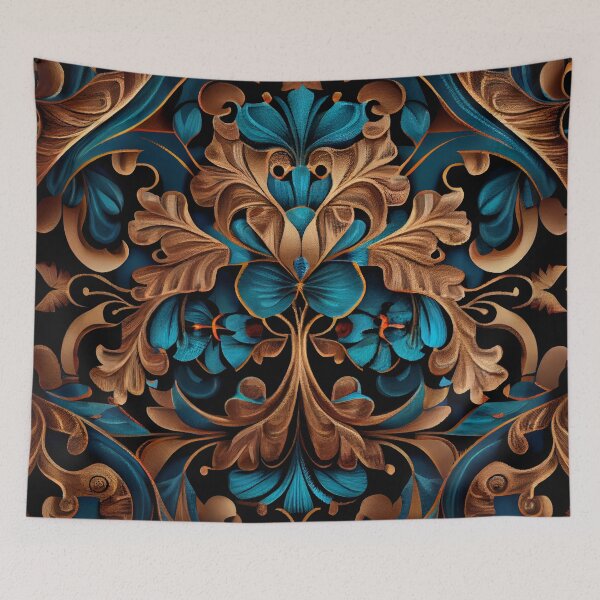 Aperçu de l'œuvre Elegant Eclectic Pattern Digital Painting créée et vendue par CodeAndColors.