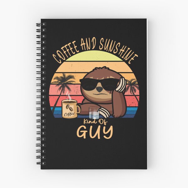 Item preview, Coffee and sunshine vintage sunset sloth designed and sold by TipTopTapo.