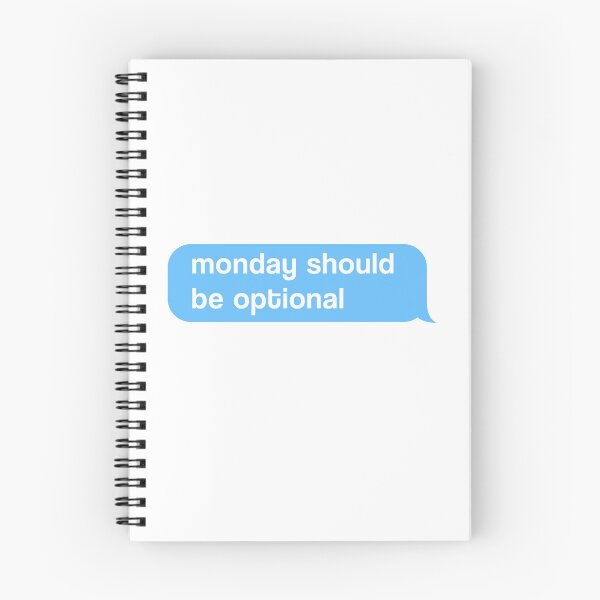 Item preview, Monday Should Be Optional  | Funny Statement Meme Quote designed and sold by AllYuNeed.