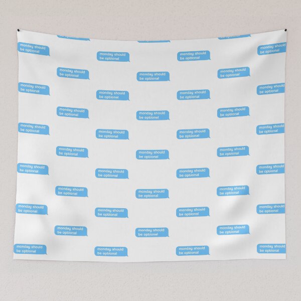 Item preview, Monday Should Be Optional  | Funny Statement Meme Quote designed and sold by AllYuNeed.