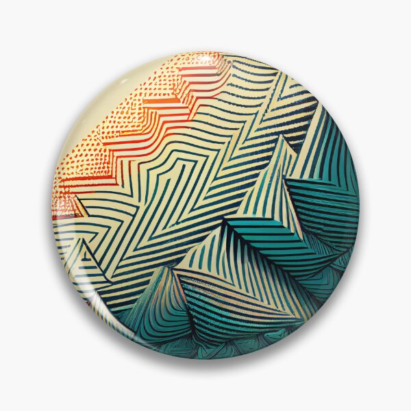 Artikelvorschau, Geometric Rough Line Pattern Digital Painting entworfen und verkauft von CodeAndColors.