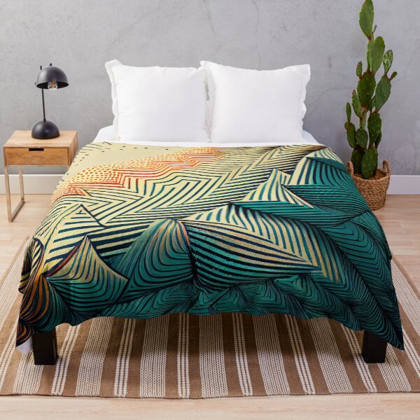 Item preview, Geometric Rough Line Pattern Digital Painting designed and sold by CodeAndColors.