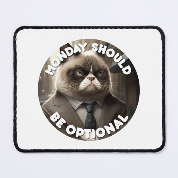 Item preview, Monday Should Be Optional  | Funny Statement Meme Quote designed and sold by AllYuNeed.