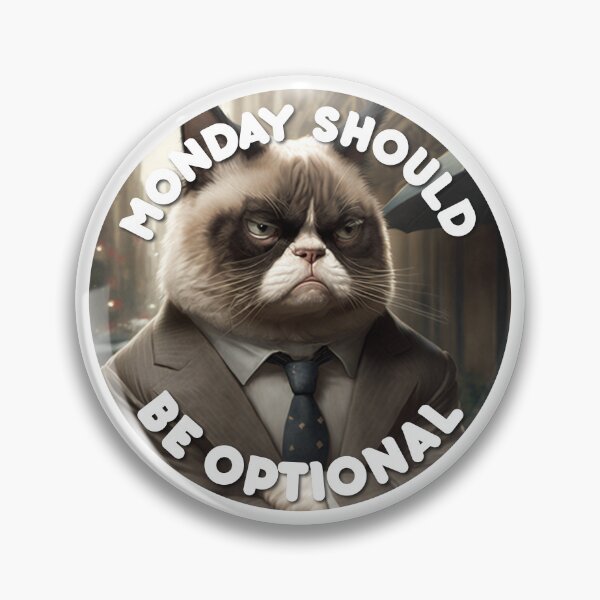 Item preview, Monday Should Be Optional  | Funny Statement Meme Quote designed and sold by AllYuNeed.
