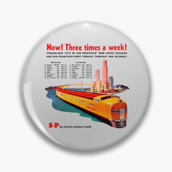 Item preview, STREAMLINER TRAIN ADVERT - TIMETABLE designed and sold by ThrowbackAds.