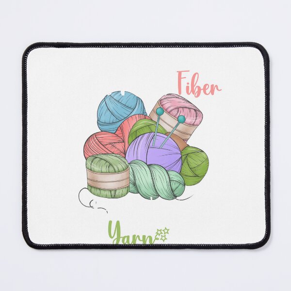 Item preview, Funny Fiber Knitting Joke For Crochet And Yarn Lover T-Shirt designed and sold by ACCL.