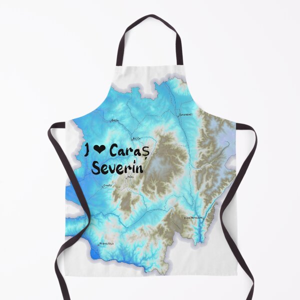 Item preview, Caraș Severin County Map, România 2 designed and sold by maptheclouds.