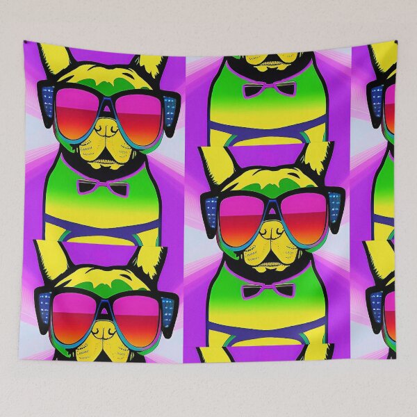 Item preview, French bulldog pop art designed and sold by Neo-Expression.