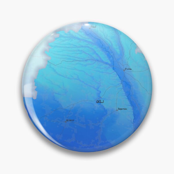 Item preview, Dolj County Map, România designed and sold by maptheclouds.