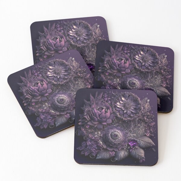 Item preview, Beautiful Flower Design Amethyst Purple Tones designed and sold by Juliascutecornr.