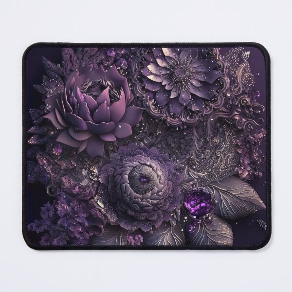 Item preview, Beautiful Flower Design Amethyst Purple Tones designed and sold by Juliascutecornr.