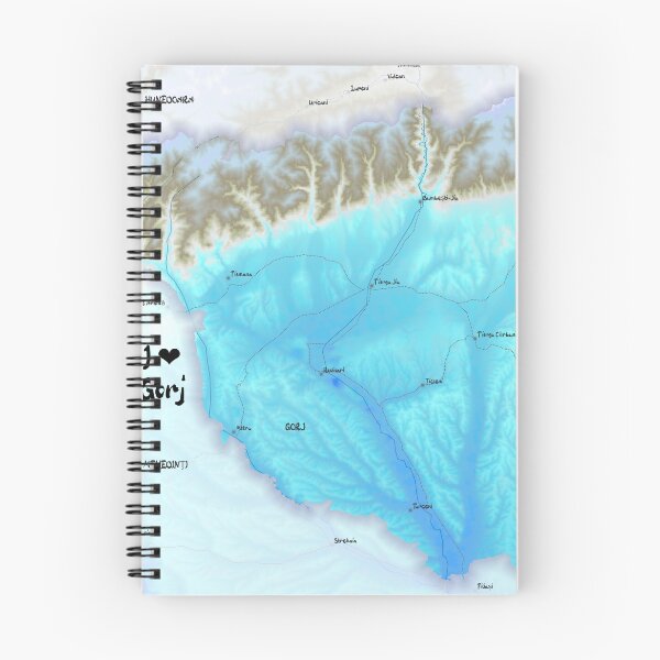 Item preview, Gorj County Map, România designed and sold by maptheclouds.