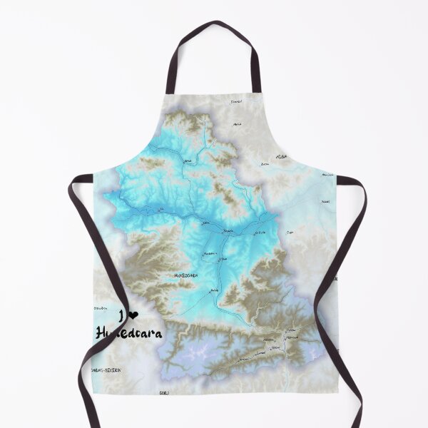 Item preview, Hunedoara County Map, România designed and sold by maptheclouds.