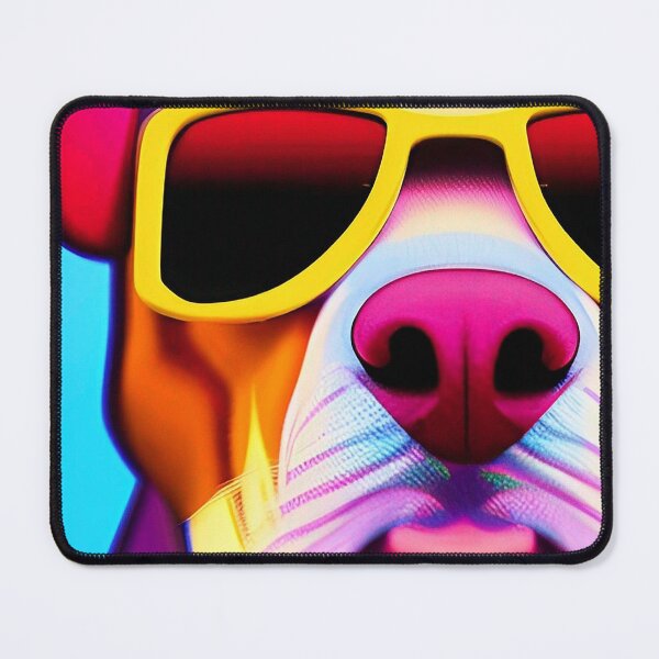 Item preview, Colorful popart dog with cool sunglasses designed and sold by Neo-Expression.