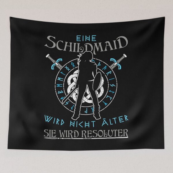 Item preview, A Shield Maiden Doesn't Age - Birthday designed and sold by Shirt-Designs.